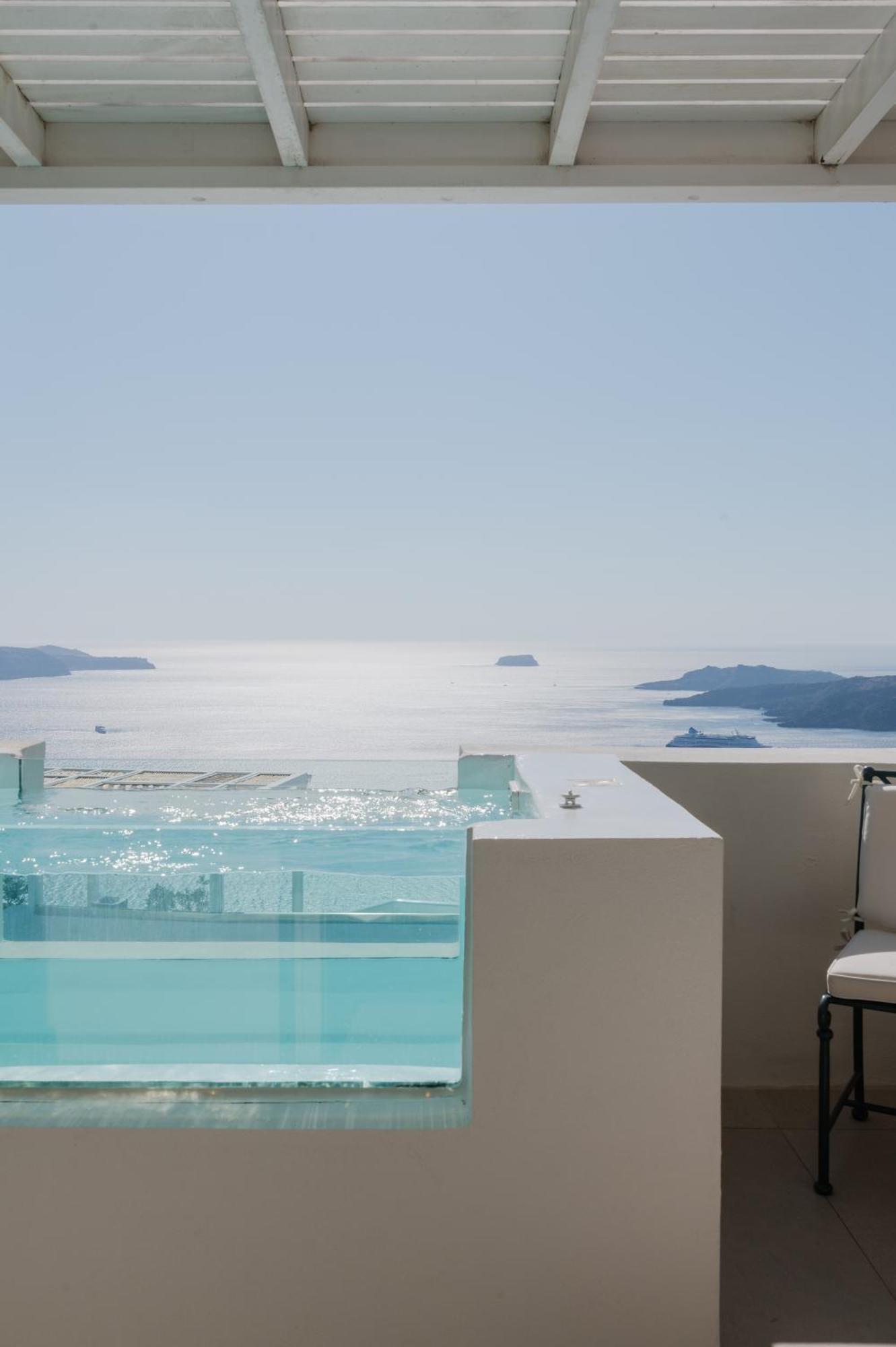 Apeiron Blue Santorini - Sustainable Adults Only 14 Plus Fira  Exterior photo