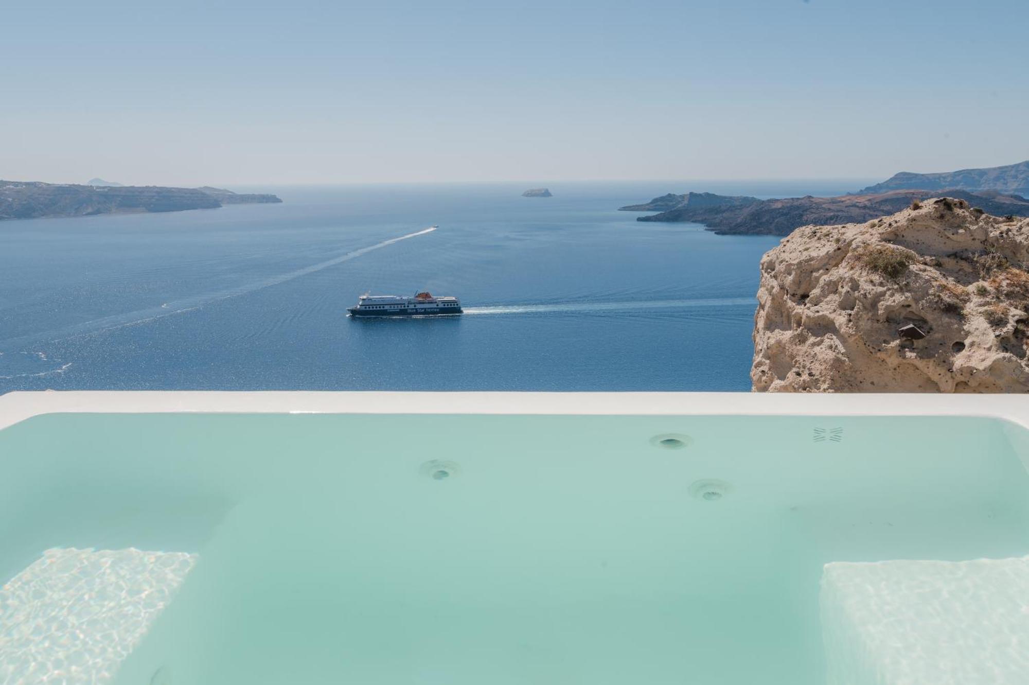 Apeiron Blue Santorini - Sustainable Adults Only 14 Plus Fira  Exterior photo