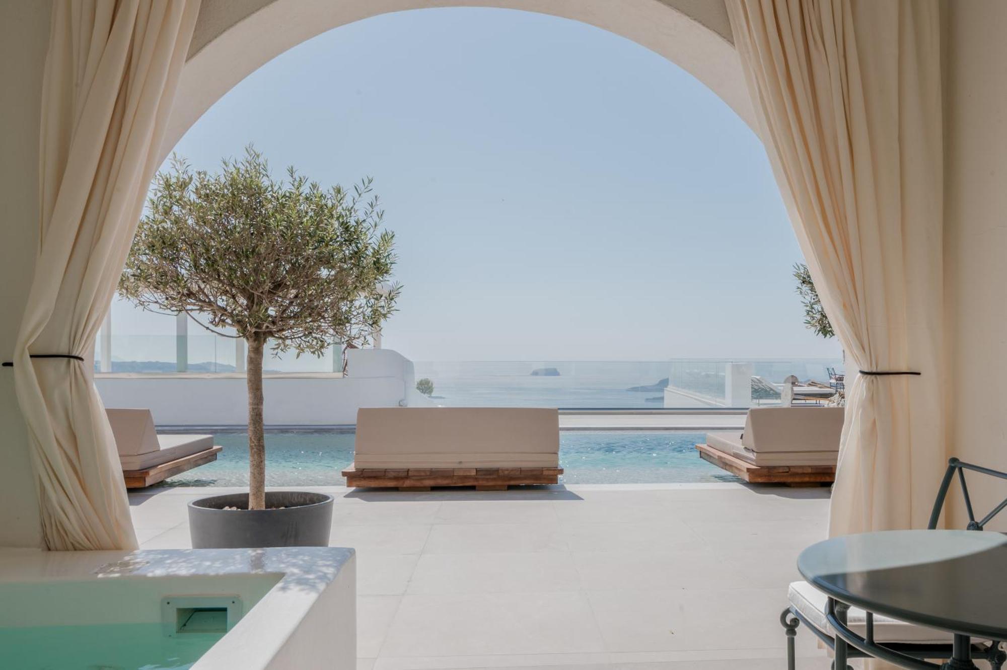 Apeiron Blue Santorini - Sustainable Adults Only 14 Plus Fira  Exterior photo