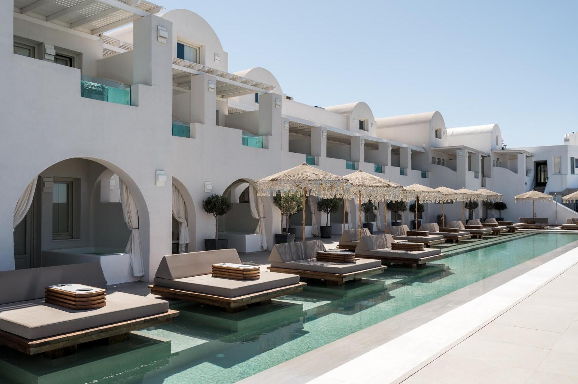 Apeiron Blue Santorini - Sustainable Adults Only 14 Plus Fira  Exterior photo