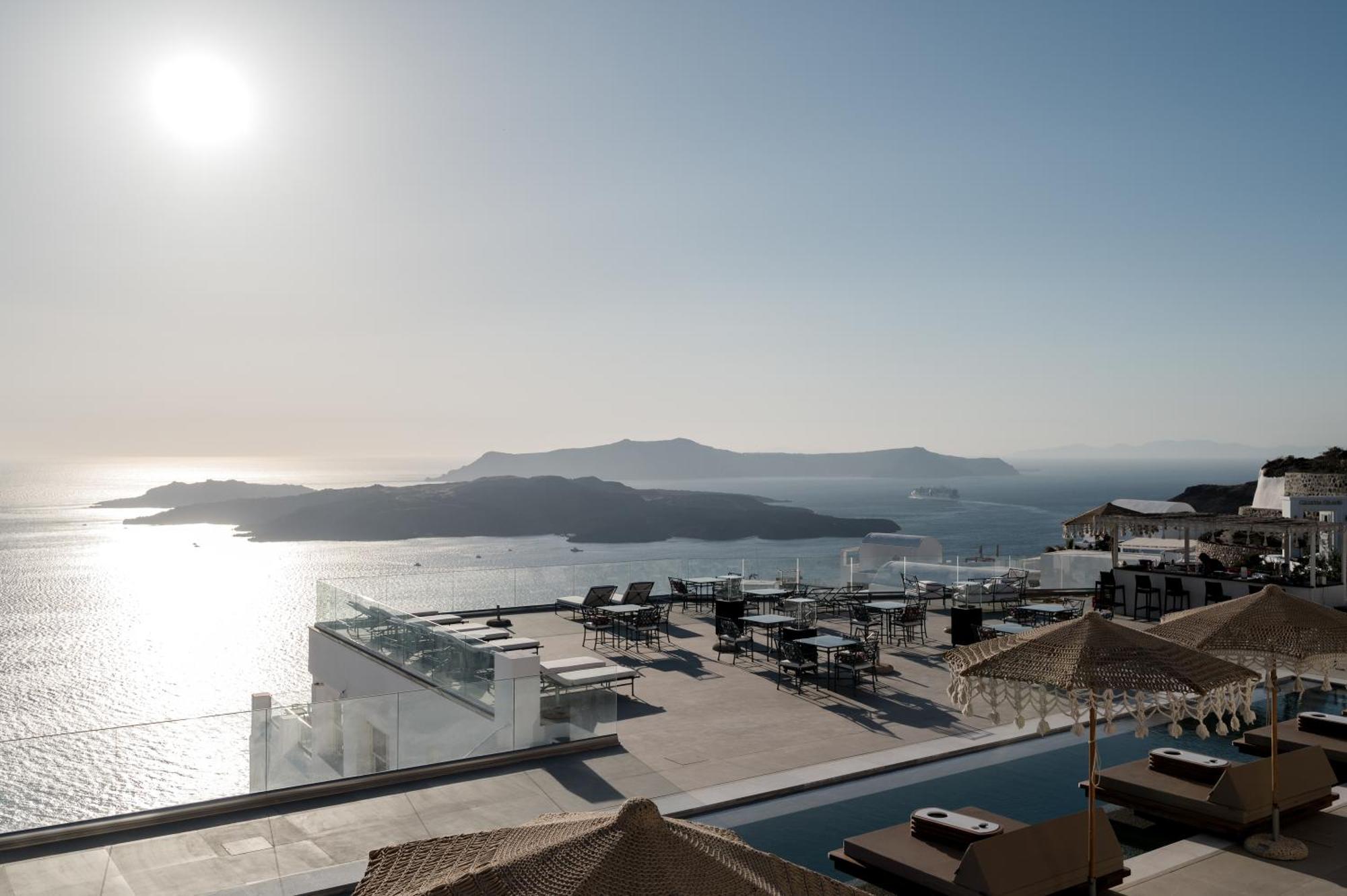 Apeiron Blue Santorini - Sustainable Adults Only 14 Plus Fira  Exterior photo